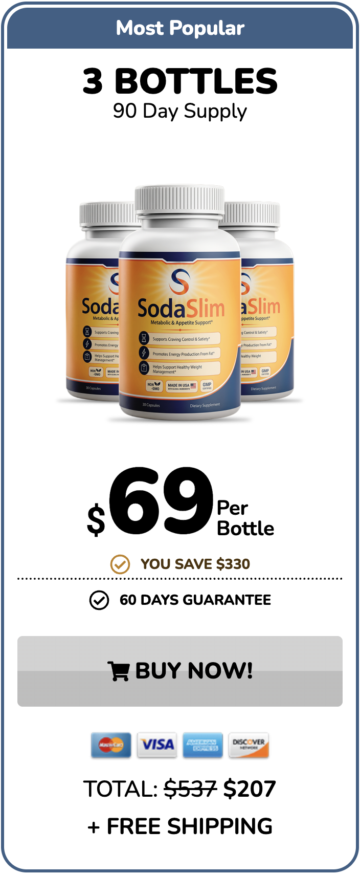 sodaslim powder buy now 3 bottles
