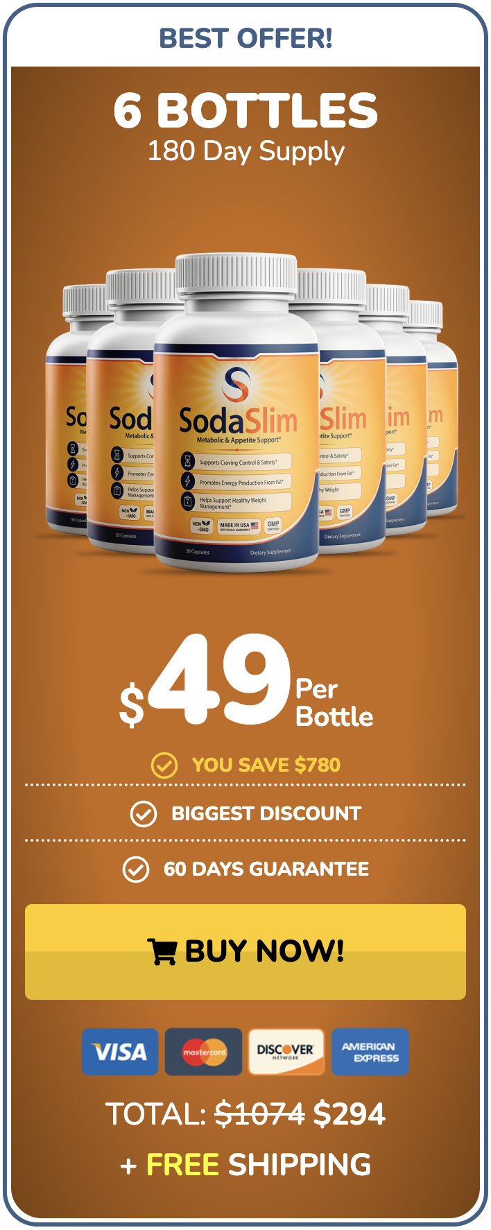sodaslim powder buy now 6 bottles